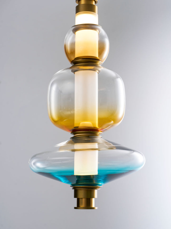 Glass Bead Linear Pendant Light - Vakkerlight