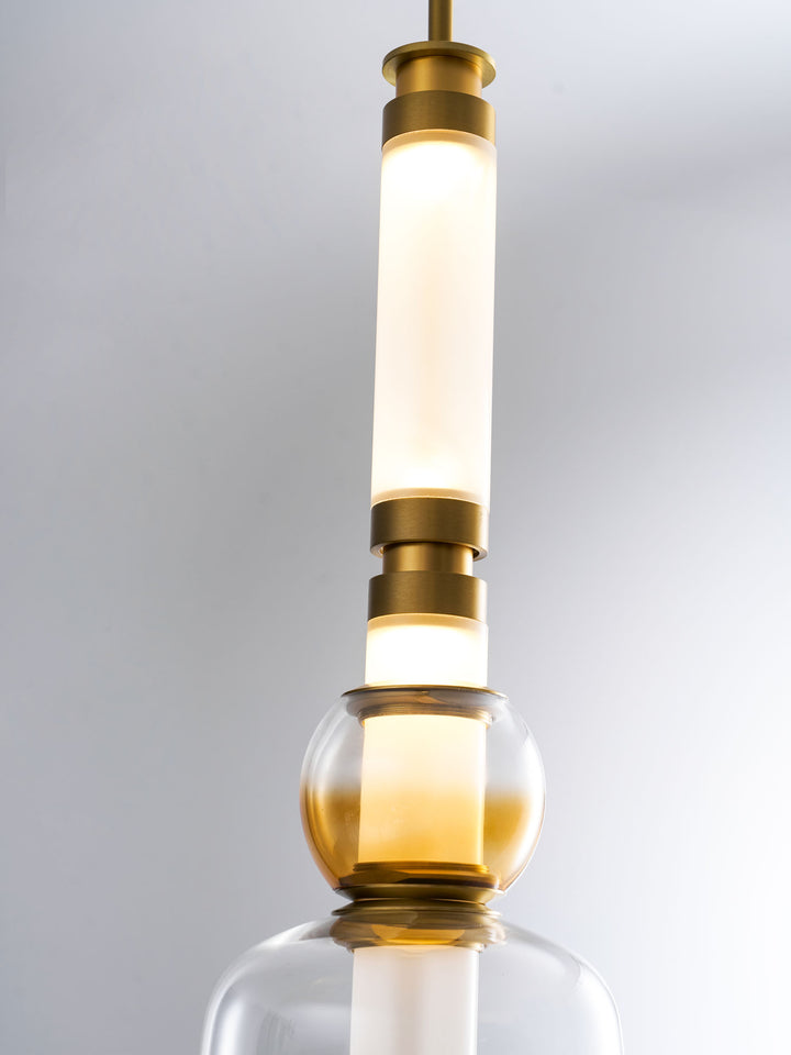 Glass Bead Linear Pendant Light - Vakkerlight