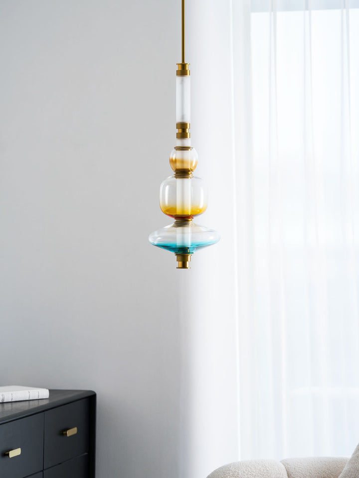 Glass Bead Linear Pendant Light - Vakkerlight