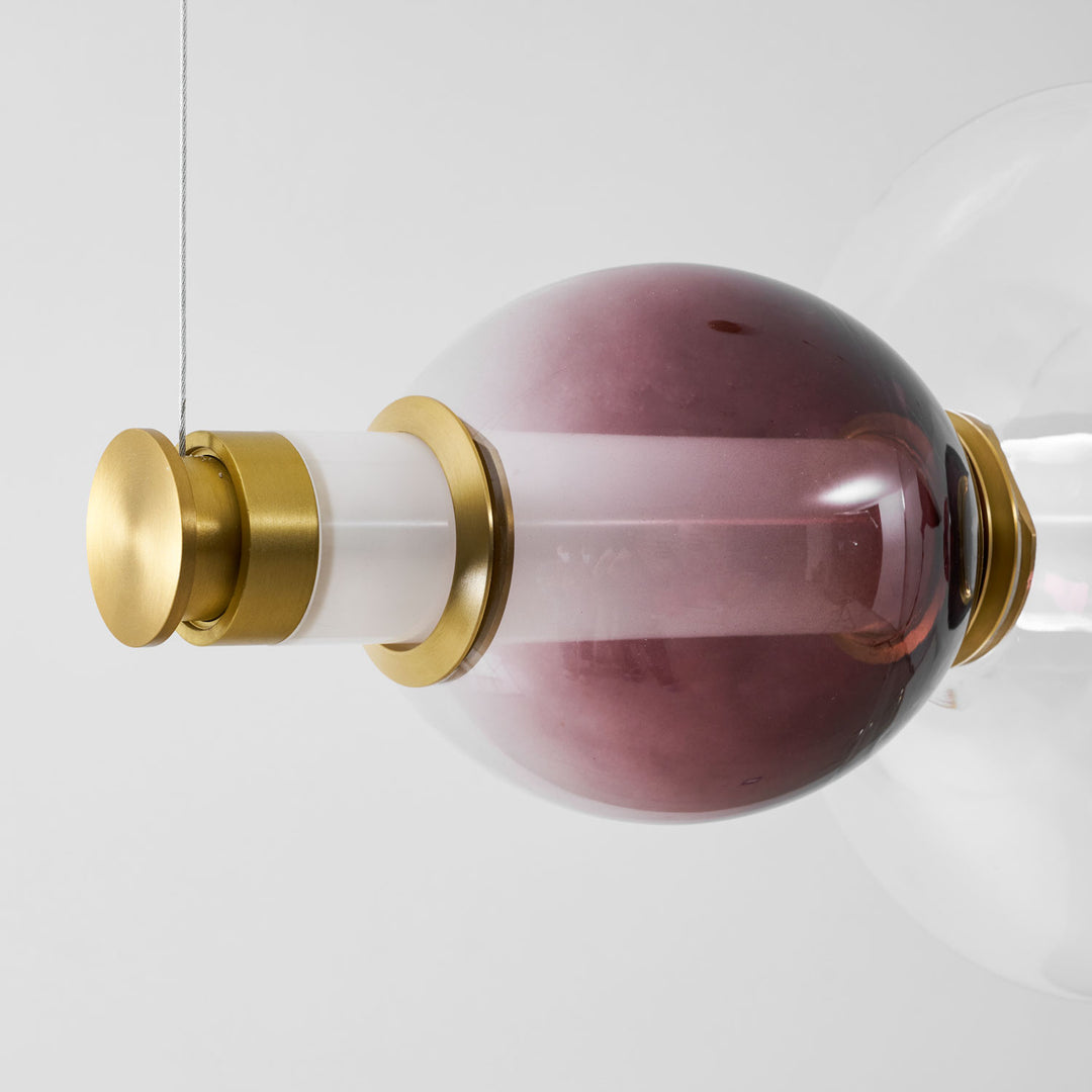 Glass Bead Linear Pendant Light - Vakkerlight
