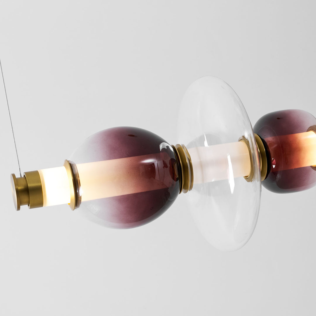 Glass Bead Linear Pendant Light - Vakkerlight