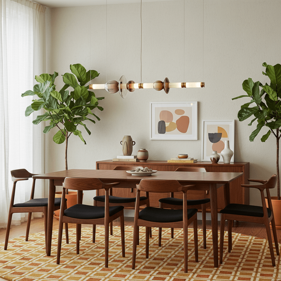 Glass Bead Linear Pendant Light - Vakkerlight