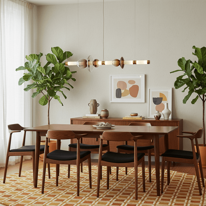 Glass Bead Linear Pendant Light - Vakkerlight