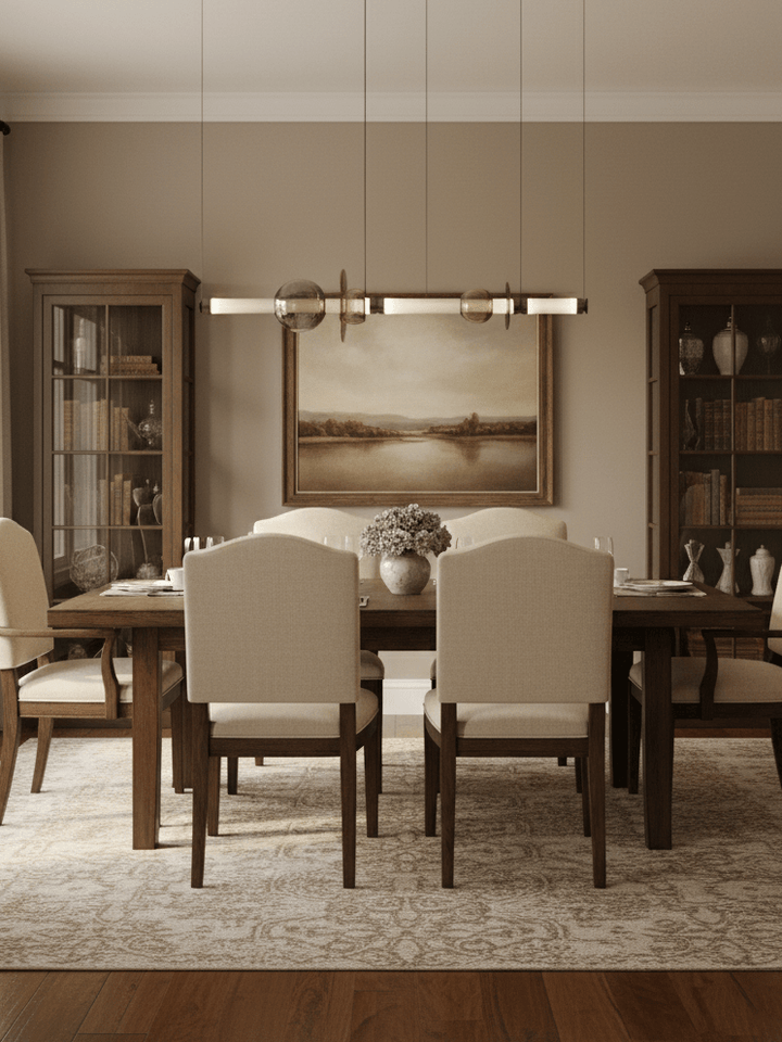 Glass Bead Linear Pendant Light - Vakkerlight