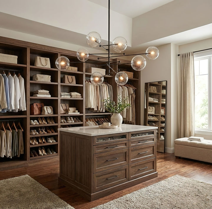 Glass Globe Mobile Chandelier - Vakkerlight