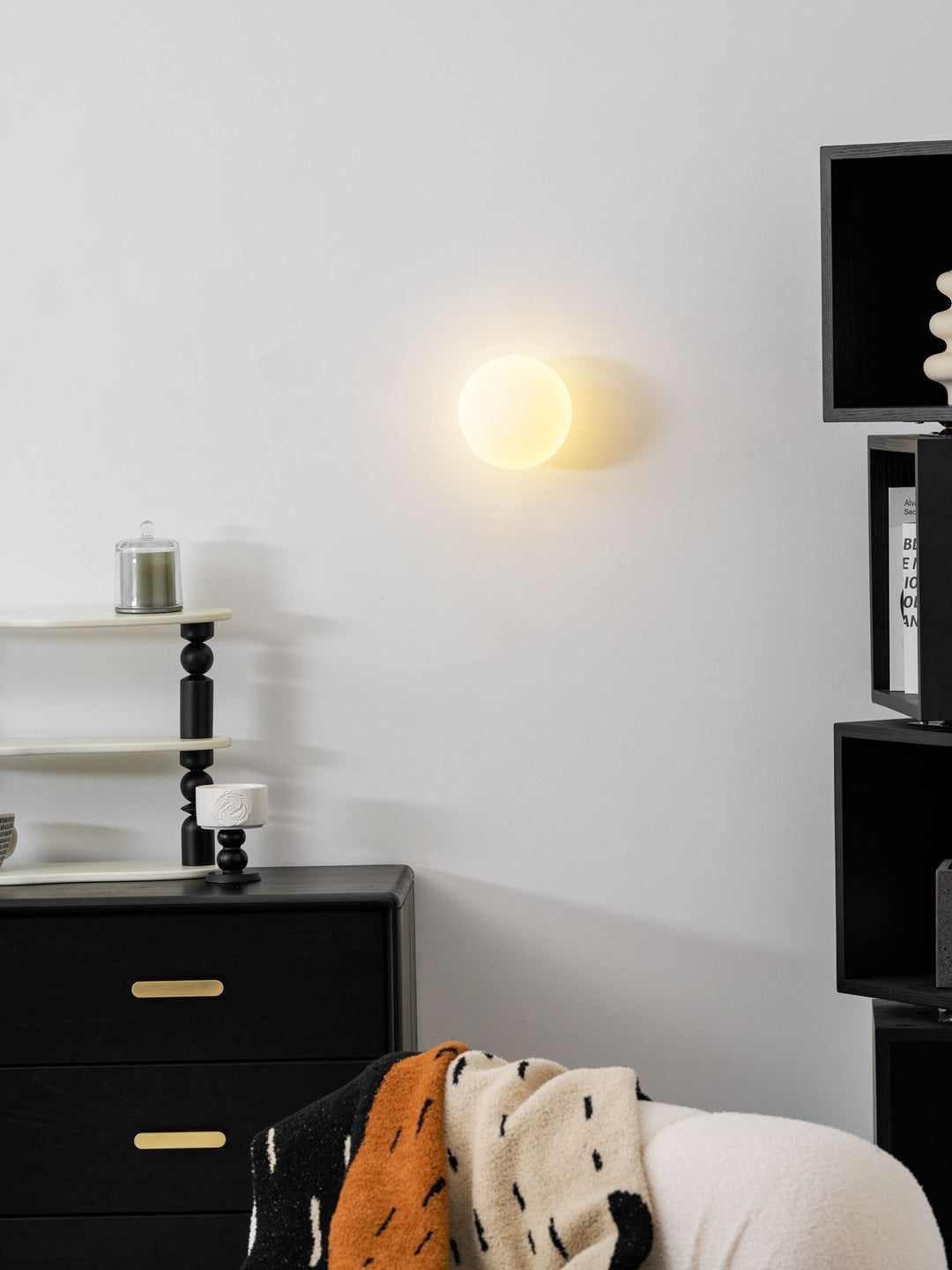 Glass Mini Orb Wall Lamp - Vakkerlight