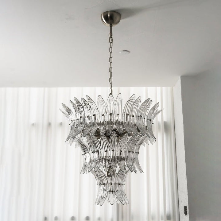 Glass Palmette Chandelier - Vakkerlight