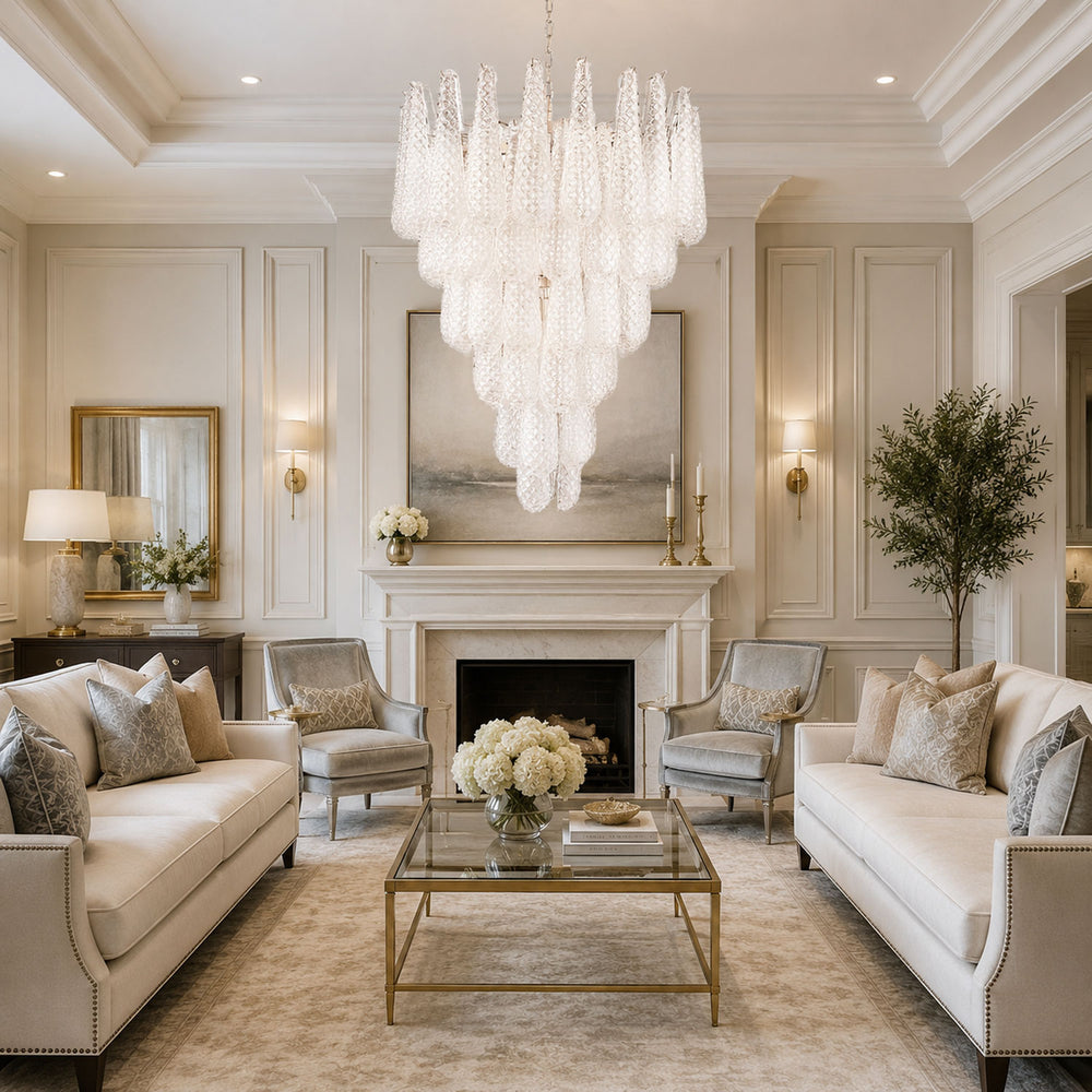 Glass Pinecone Chandelier - Vakkerlight