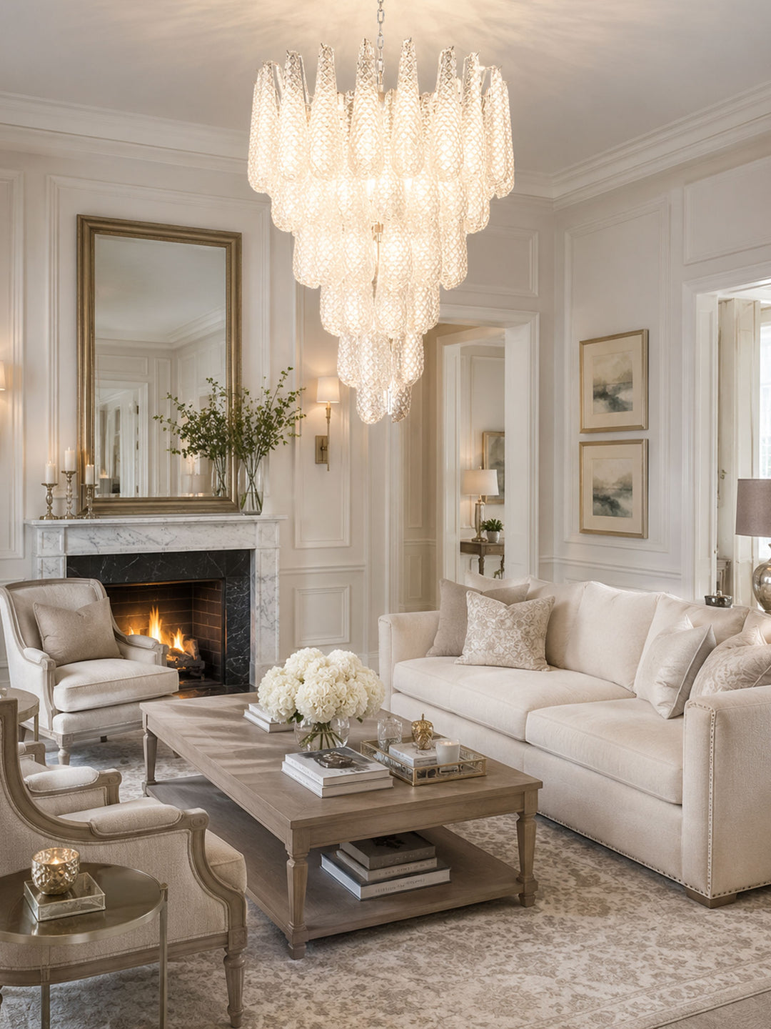 Glass Pinecone Chandelier - Vakkerlight