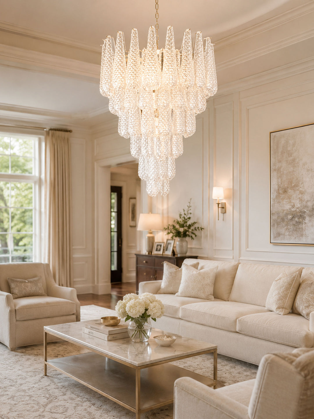 Glass Pinecone Chandelier - Vakkerlight