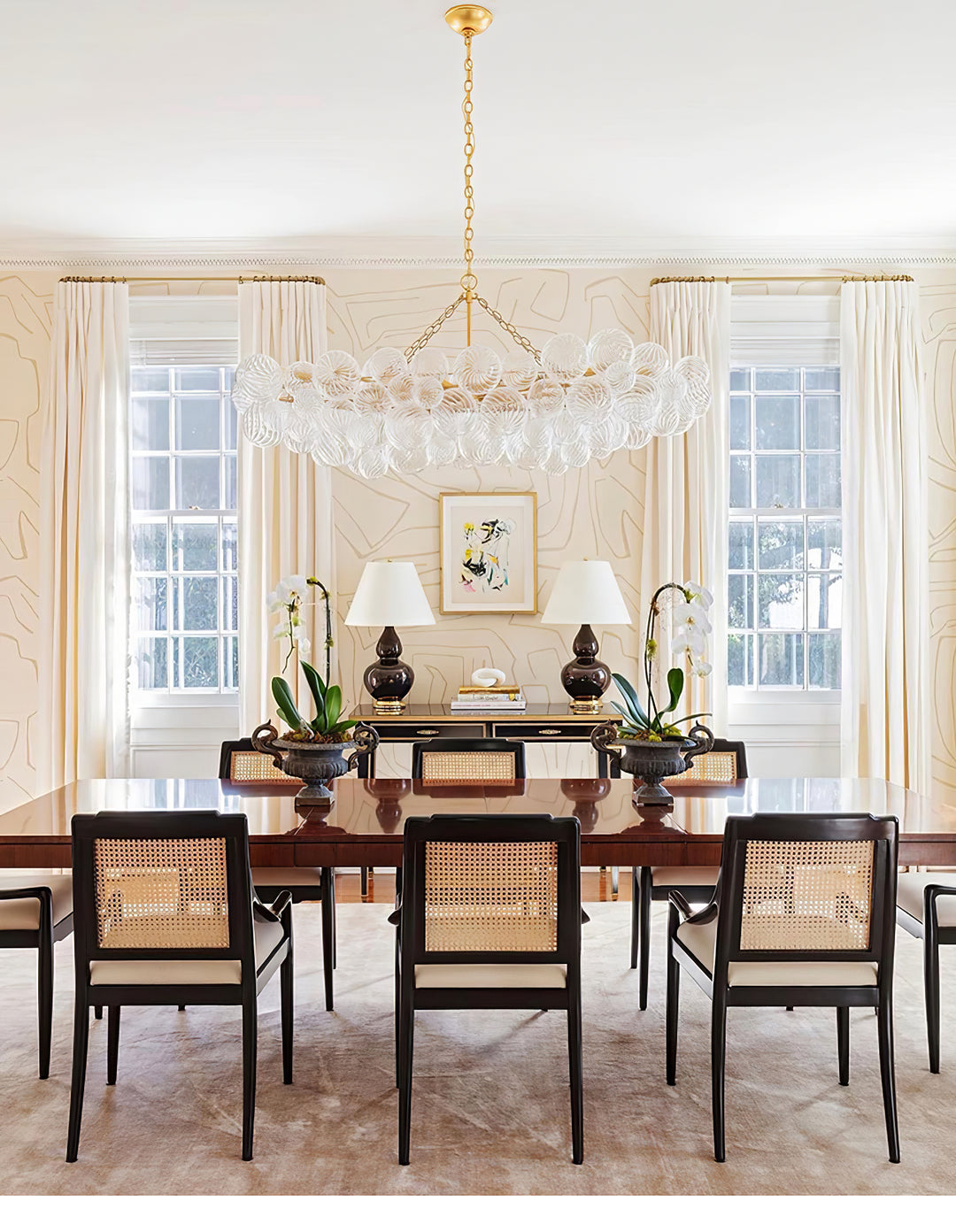 Glass Ball Bubbles Chandelier - Vakkerlight