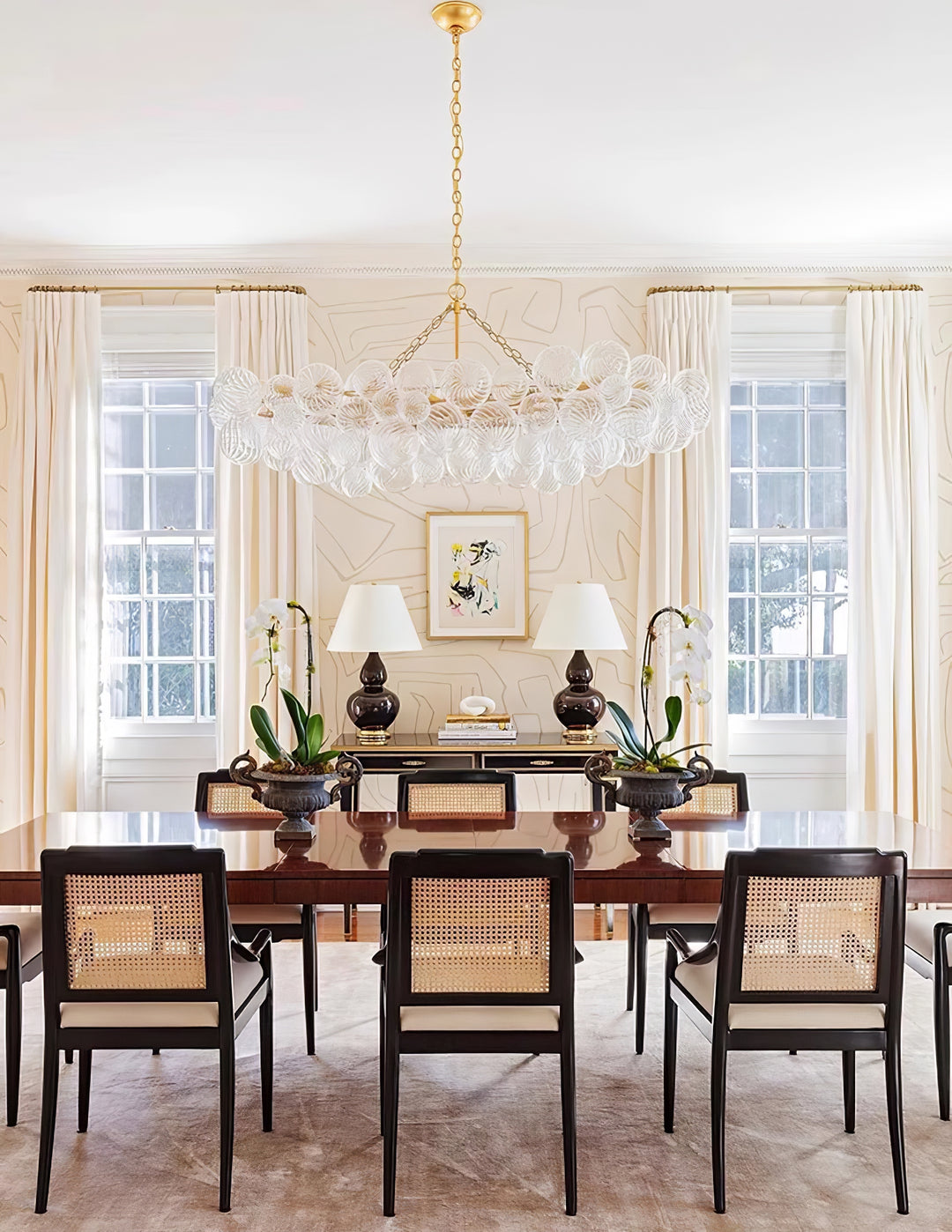 Glass Ball Bubbles Chandelier - Vakkerlight