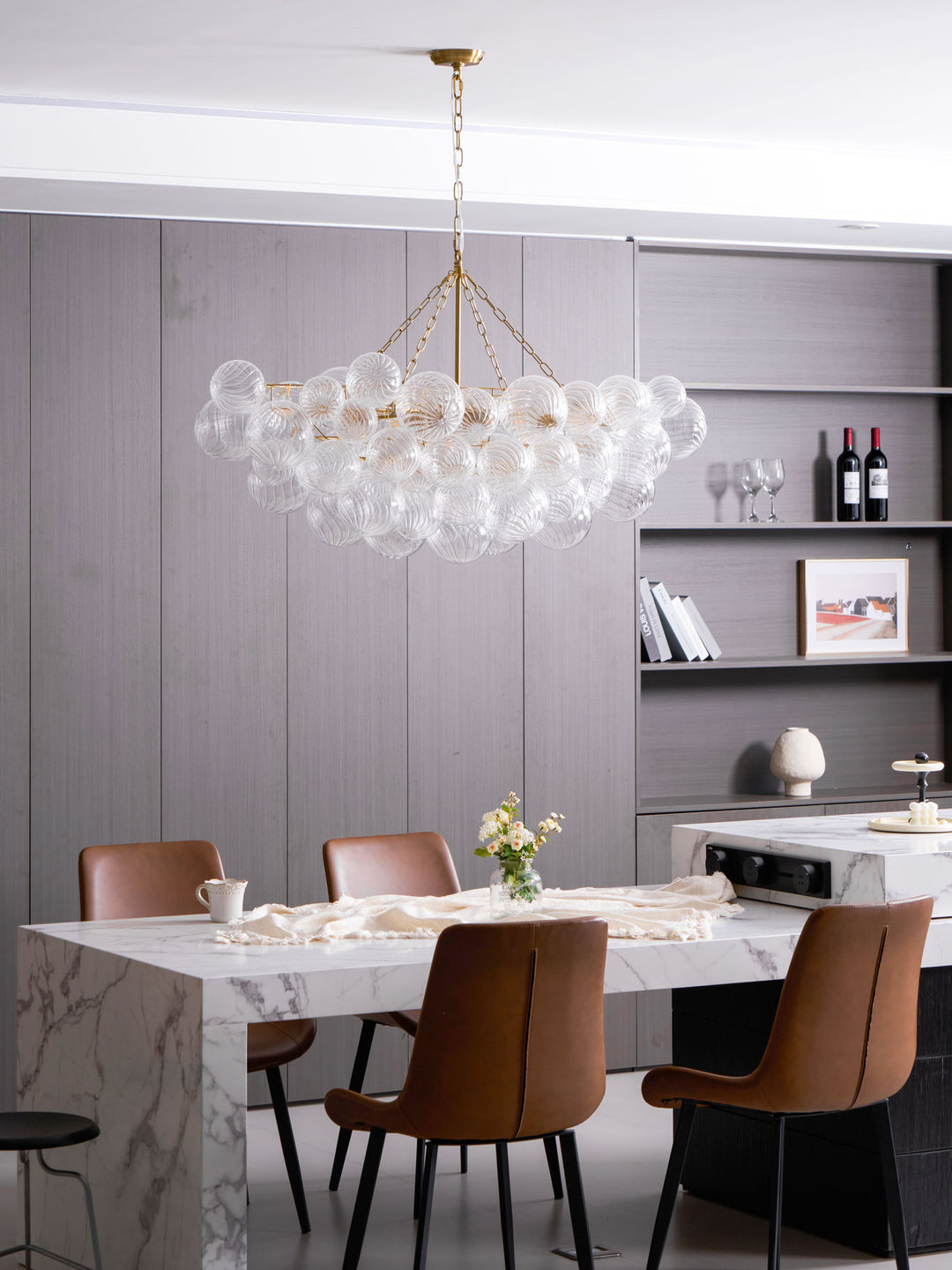 Glass Ball Bubbles Chandelier - Vakkerlight