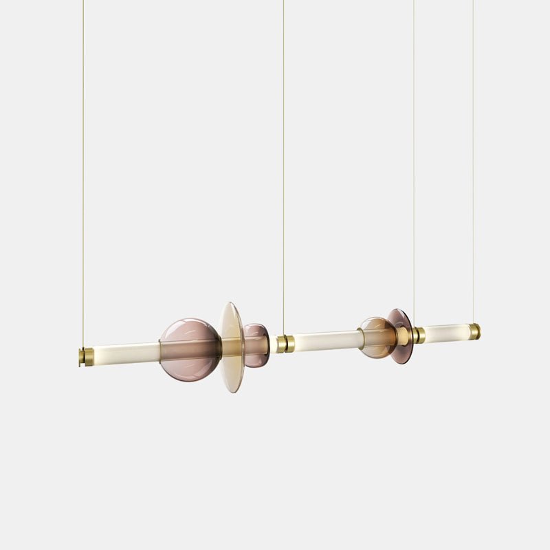 Glass Bead Linear Pendant Light - Vakkerlight