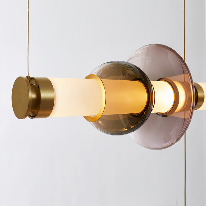 Glass Bead Linear Pendant Light - Vakkerlight