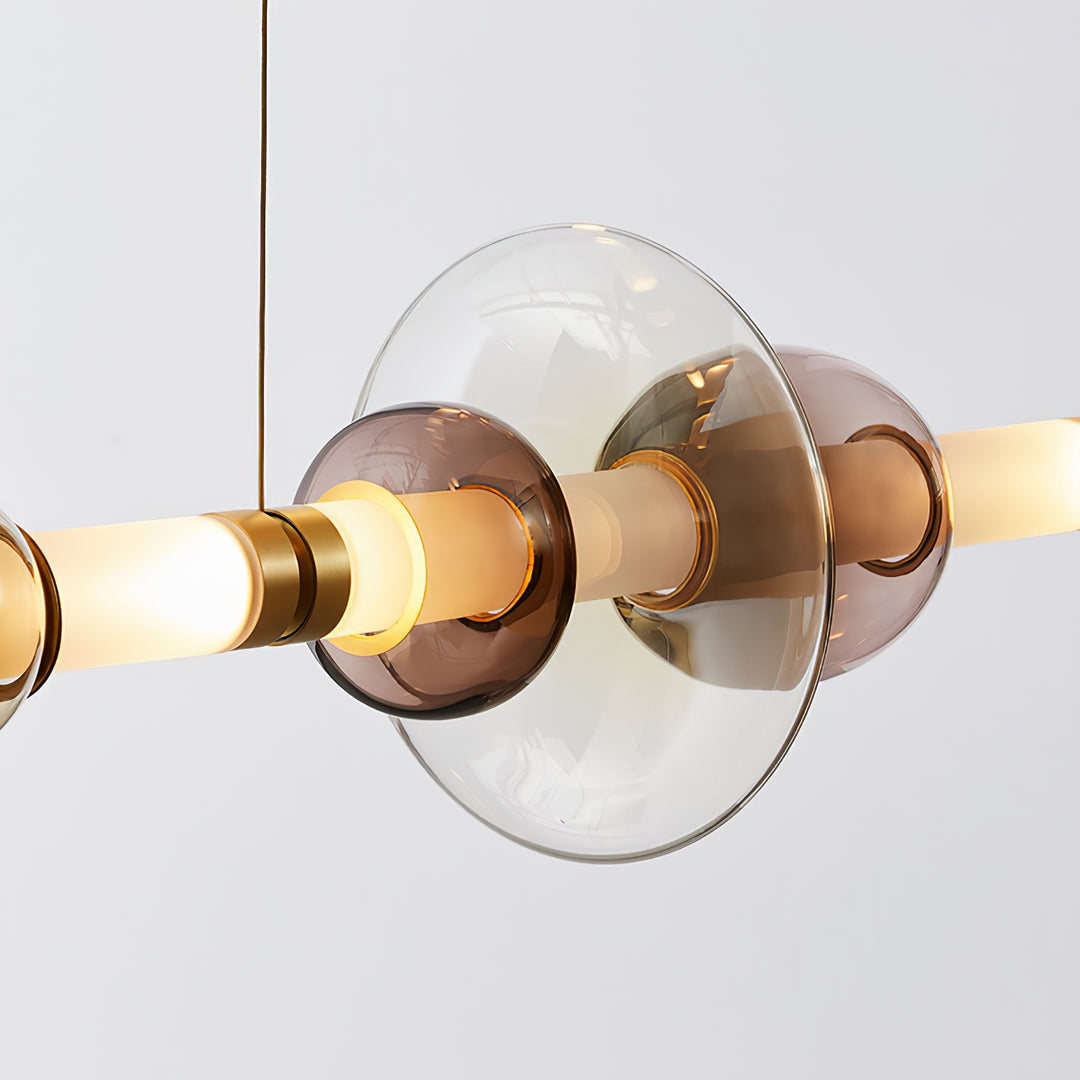 Glass Bead Linear Pendant Light - Vakkerlight