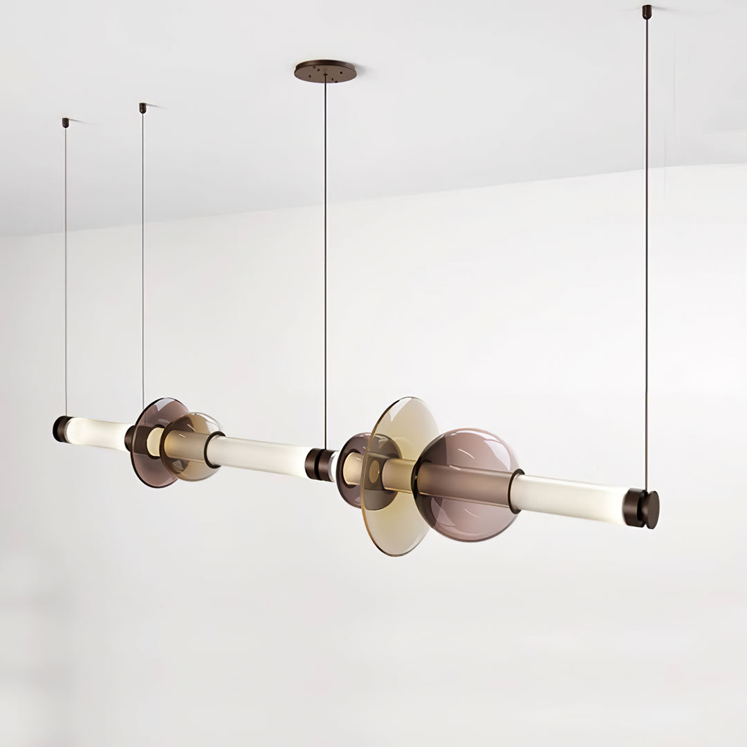 Glass Bead Linear Pendant Light - Vakkerlight