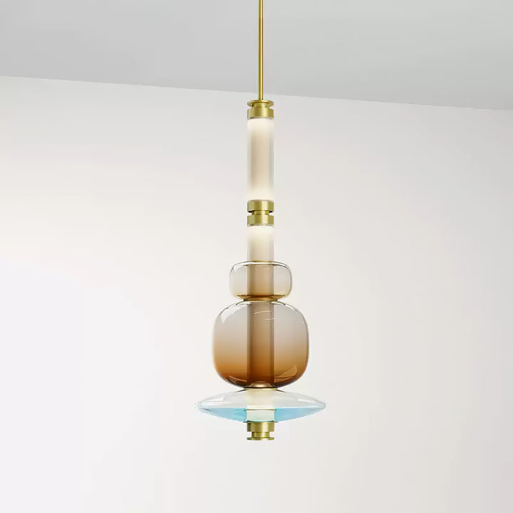 Glass Bead Linear Pendant Light - Vakkerlight