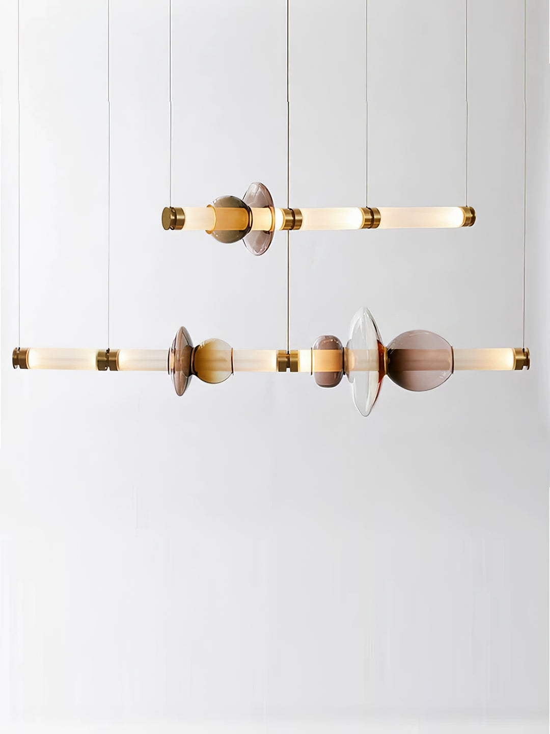 Glass Bead Linear Pendant Light - Vakkerlight