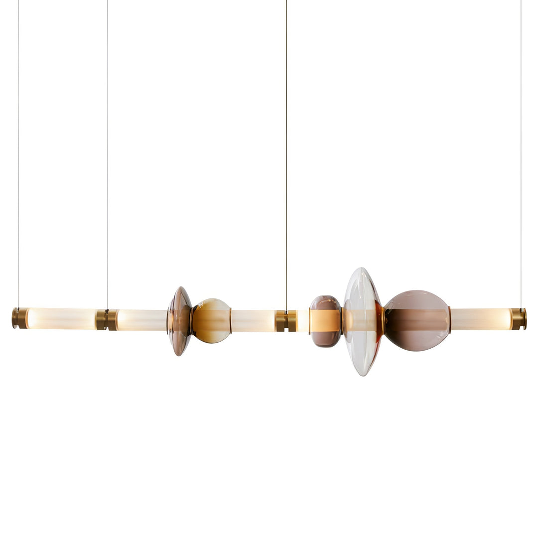 Glass Bead Linear Pendant Light - Vakkerlight