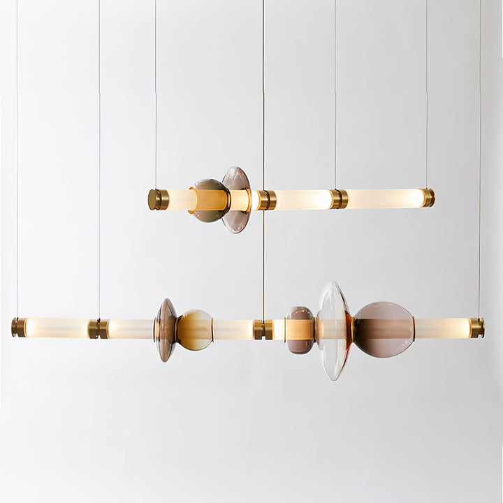 Glass Bead Linear Pendant Light - Vakkerlight