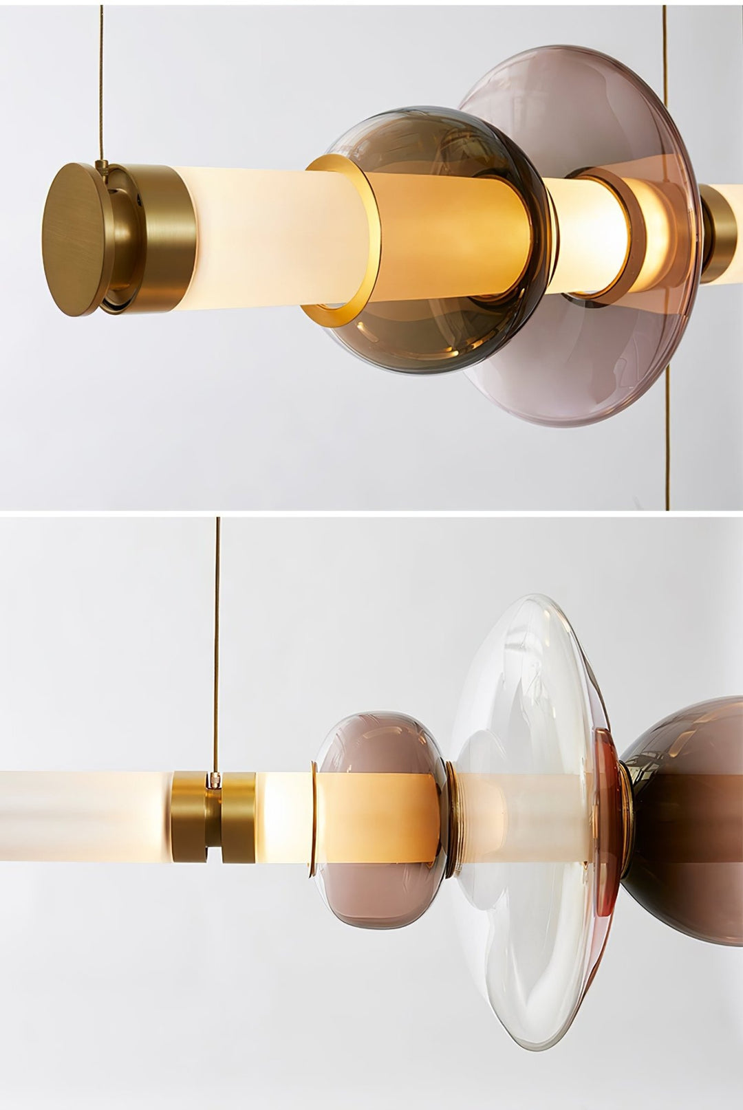 Glass Bead Linear Pendant Light - Vakkerlight