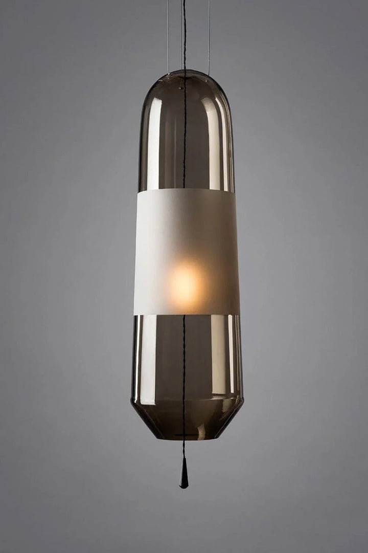 Glass Capsule Pendant Light