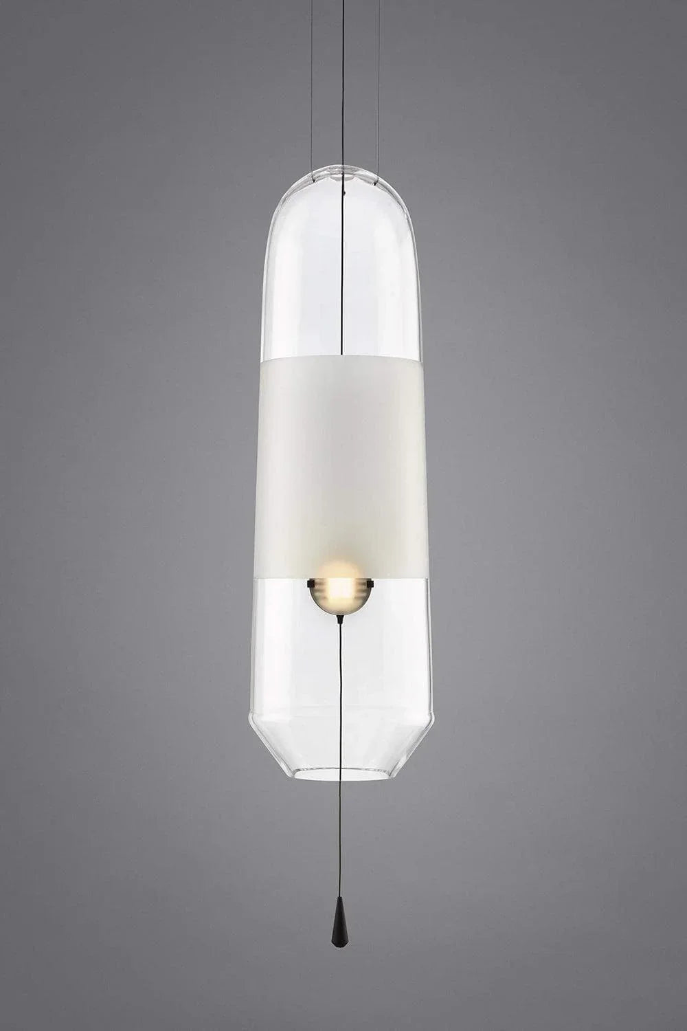 Glass Capsule Pendant Light