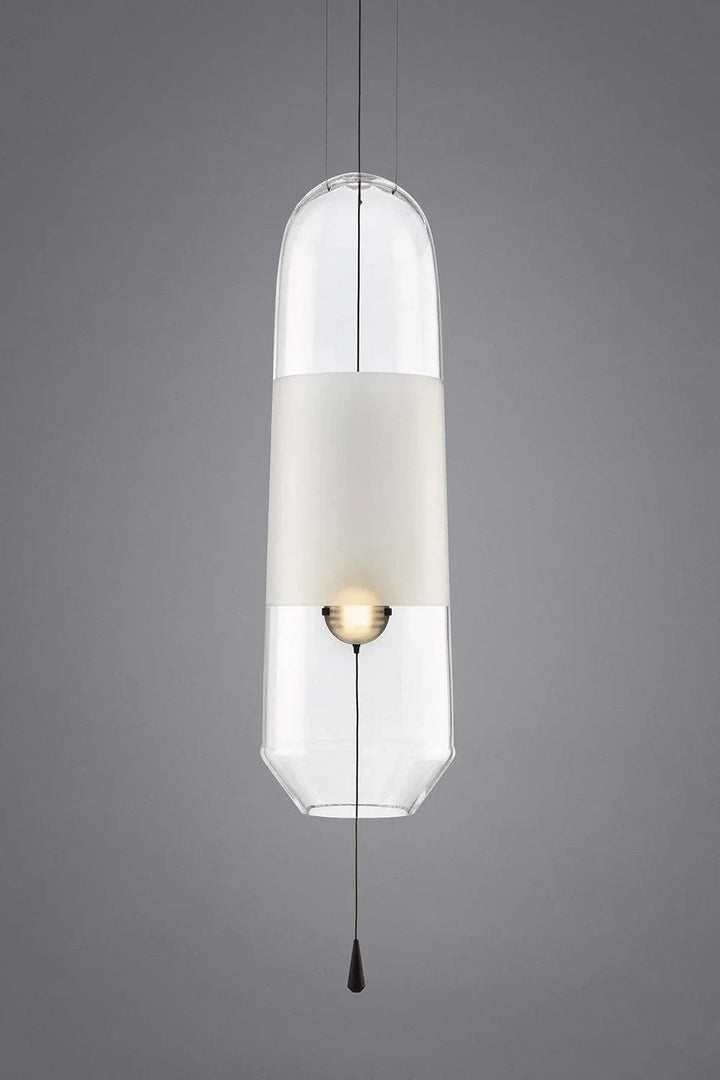 Glass Capsule Pendant Light