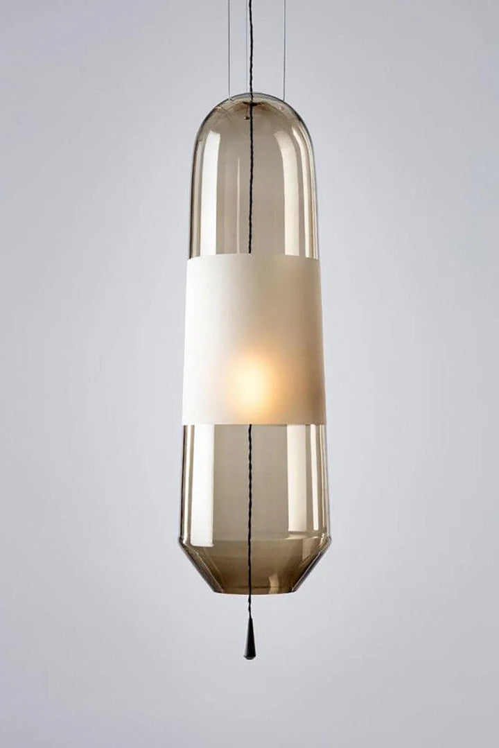 Glass Capsule Pendant Light