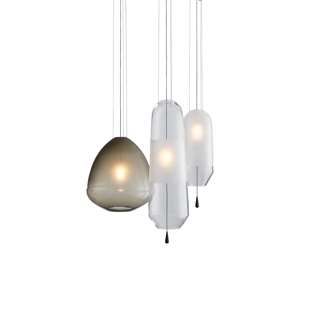 Glass Capsule Pendant Light