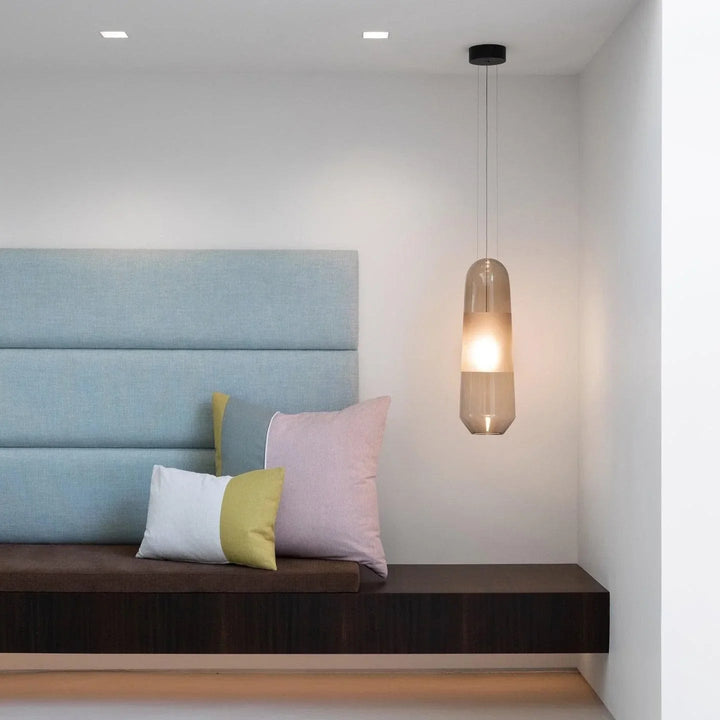 Glass Capsule Pendant Light