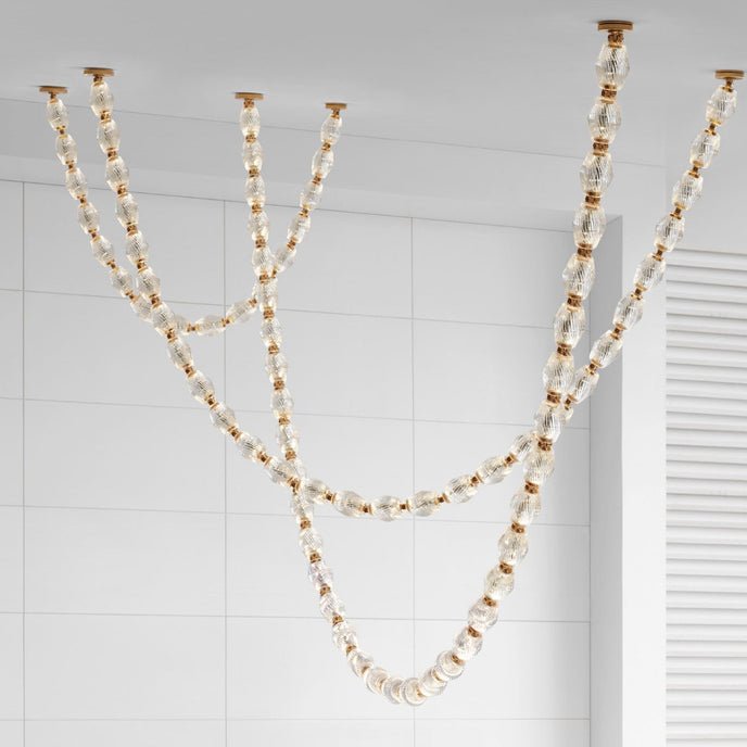 Glass Chain Chandelier - Vakkerlight