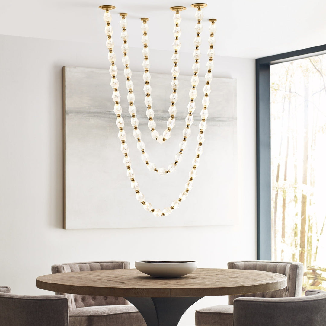 Glass Chain Chandelier - Vakkerlight