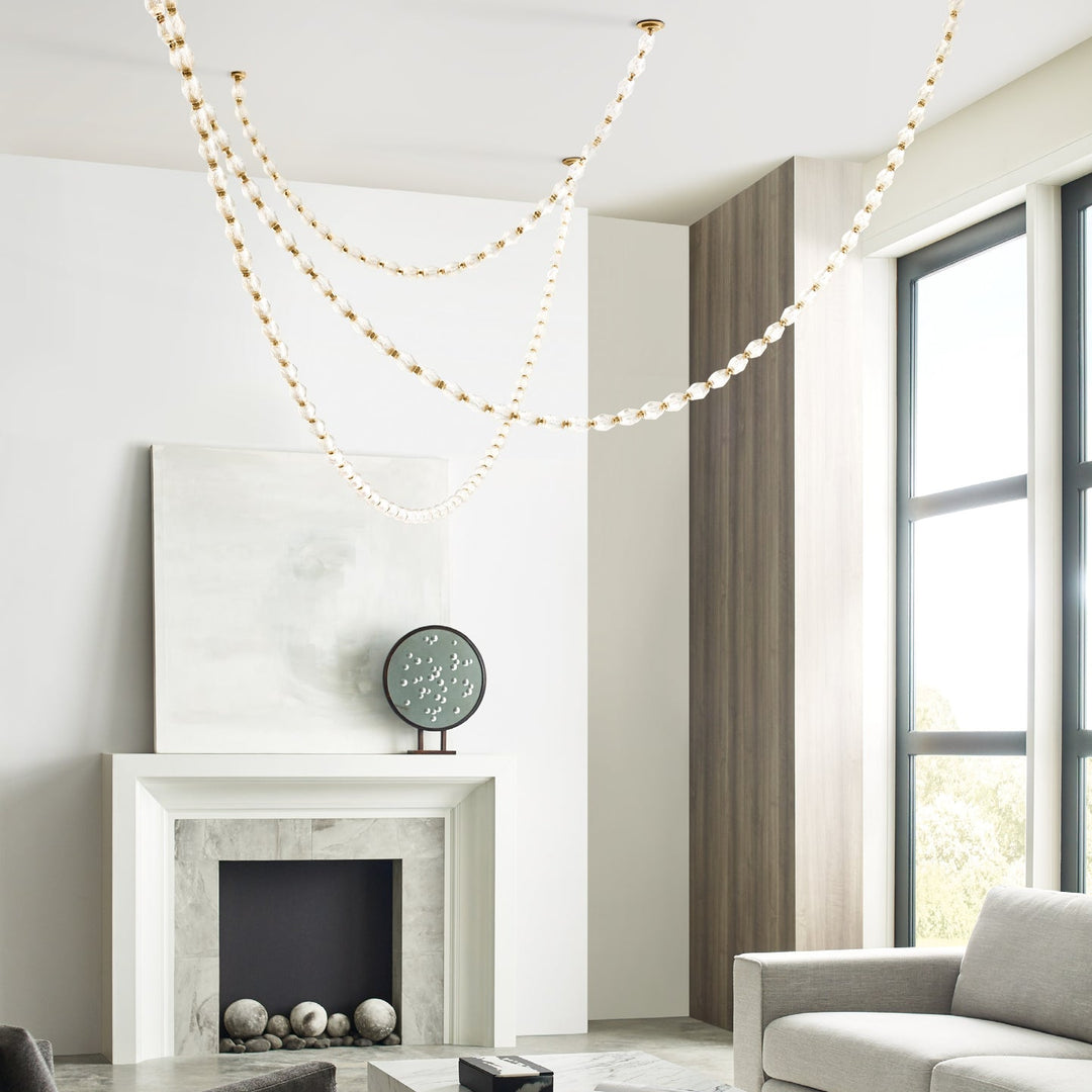 Glass Chain Chandelier - Vakkerlight