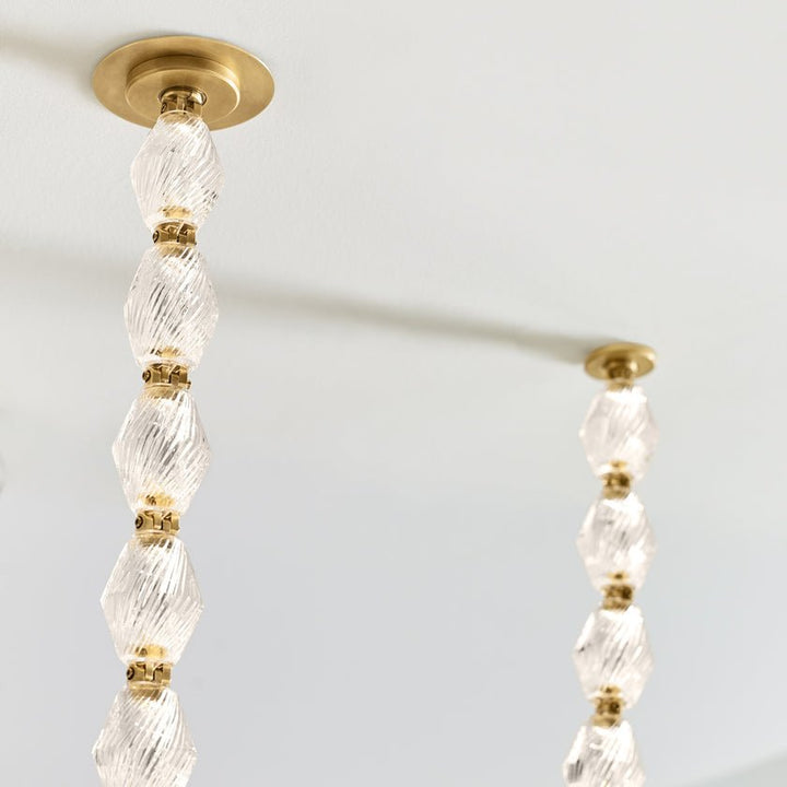 Glass Chain Chandelier - Vakkerlight