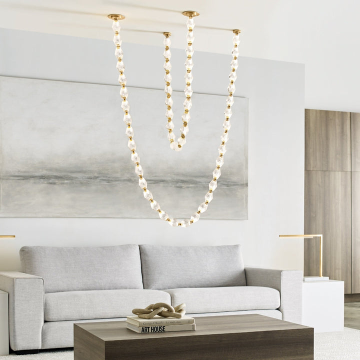 Glass Chain Chandelier - Vakkerlight