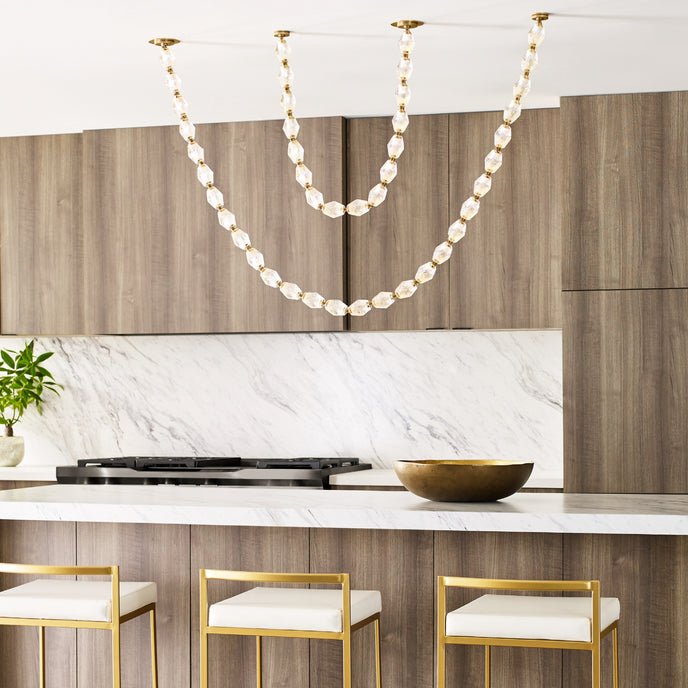 Glass Chain Chandelier - Vakkerlight