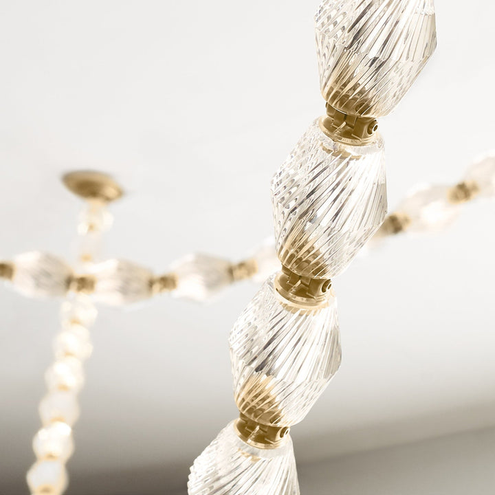 Glass Chain Chandelier - Vakkerlight