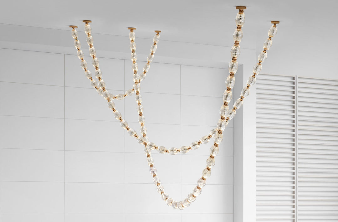 Glass Chain Chandelier - Vakkerlight
