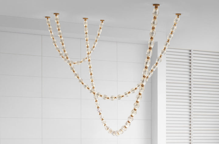 Glass Chain Chandelier - Vakkerlight