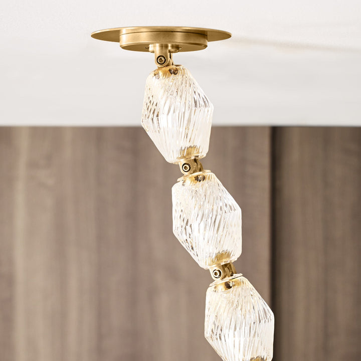 Glass Chain Chandelier - Vakkerlight