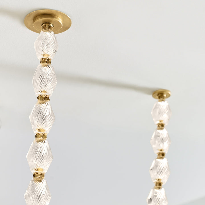 Glass Chain Chandelier - Vakkerlight