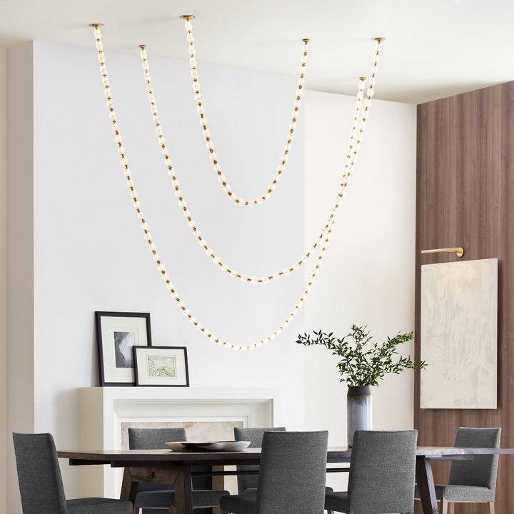 Glass Chain Chandelier - Vakkerlight