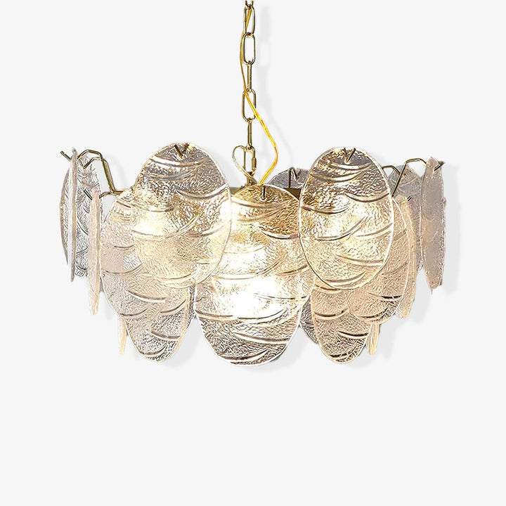 Glass Disc Chandelier - Vakkerlight