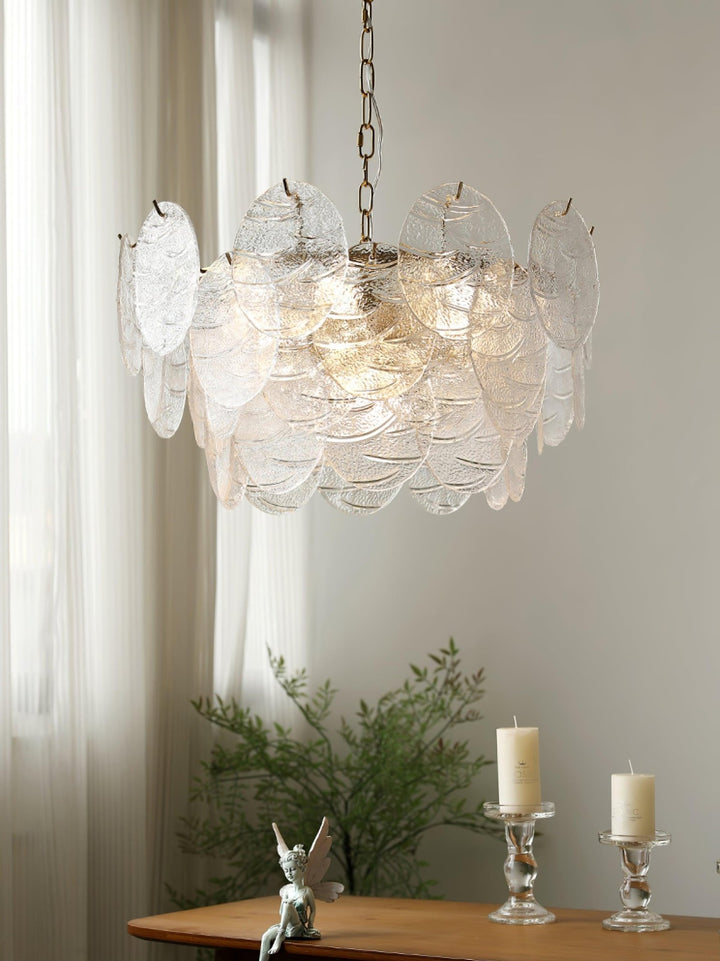 Glass Disc Chandelier - Vakkerlight