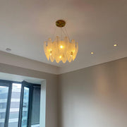 Glass Feather Chandelier - Vakkerlight