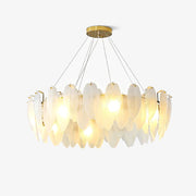 Glass Feather Chandelier - Vakkerlight