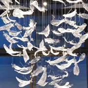 Glass Feathers Chandelier - Vakkerlight