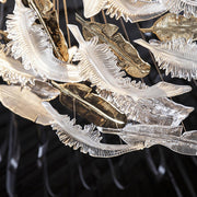 Glass Feathers Chandelier - Vakkerlight